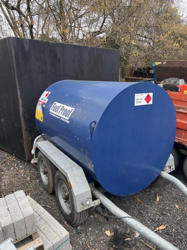 Fuel Proof 2000L fuel bowser for Sale JW & TJ Pearce Ltd